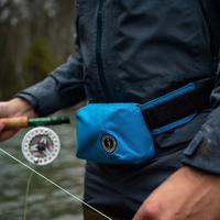 Thumbnail for a person with Mustang Survival Minimalist Manual Inflatable Belt Pack- Azure (Blue)