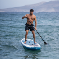Thumbnail for Aqua Marina 10’2” Pure Air Inflatable Paddle Board All-Around SUP when in action