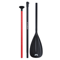 Thumbnail for Aqua Marina 2023 Sports III Adjustable Aluminum iSUP Paddle - Portable 3-Piece Set