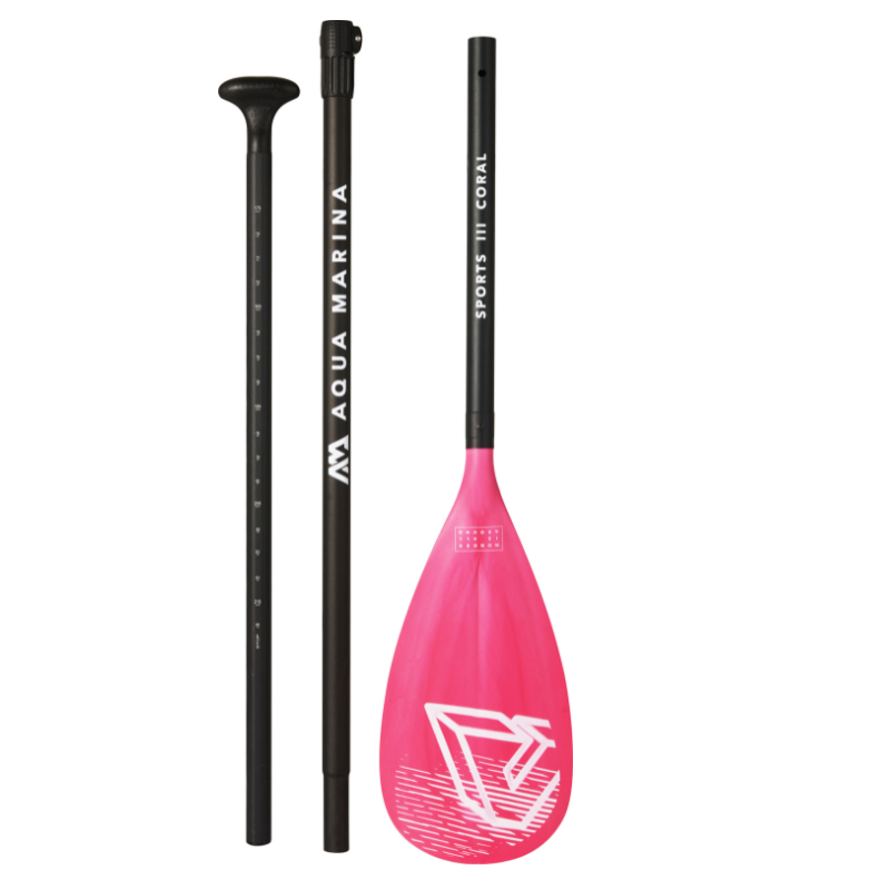 Aqua Marina Coral Sports III Adjustable Aluminum iSUP Paddle details