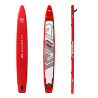 Thumbnail for Aqua Marina 22‘0″ AIRSHIP 2020 Race Team Inflatable Paddle Board SUP front back side