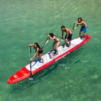 Thumbnail for Aqua Marina 22‘0″ AIRSHIP 2020 Race Team Inflatable Paddle Board SUP lifestyle