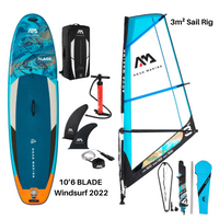 Thumbnail for Aqua Marina 10’6″ Blade Windsurf 2022 Inflatable Paddle Board 3m sail rig package