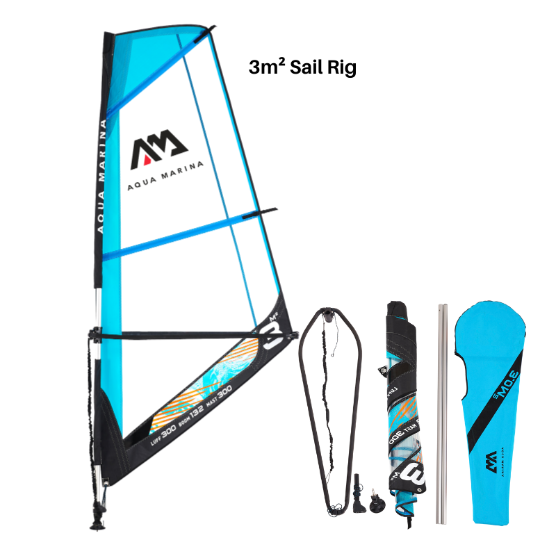 Aqua Marina Blade Windsurf 2022 3m² Sail Rig Only - Good Wave