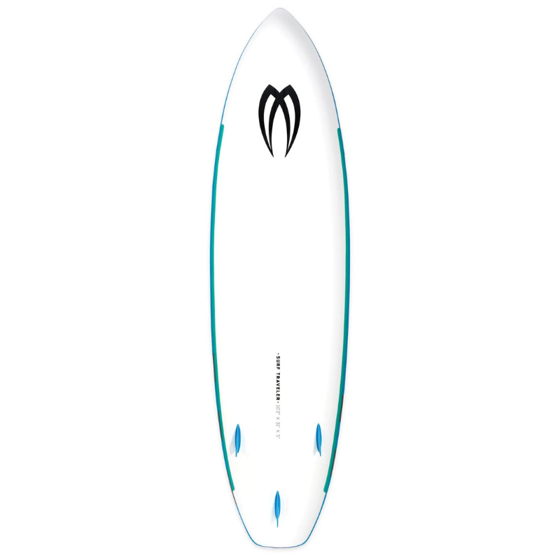 Badfish 10'2” Surf Traveler Inflatable Paddle Board SUP back