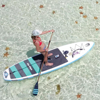 Thumbnail for Badfish 10'2” Surf Traveler Inflatable Paddle Board SUP lifestyle