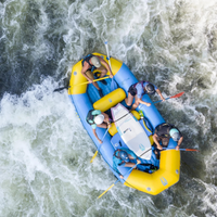 Thumbnail for Badfish 13’ x 75” ARK Inflatable Boat Raft - Lifestyle