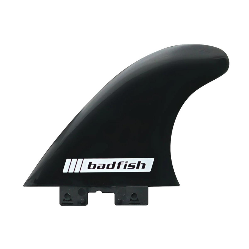 Badfish 4.5" Soft Flex Side Bite All-Around Click Fins  - Black Pair - Good Wave
