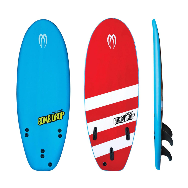 Badfish 5’0” Bomb Drop Foam Surfboard - Blue