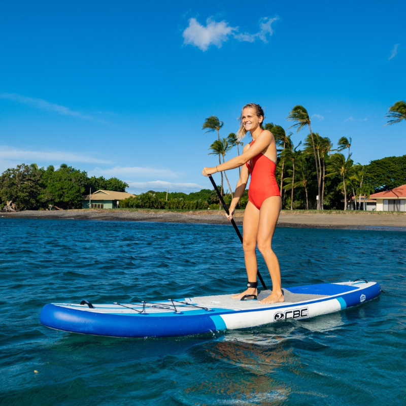 CBC 11' All-Terrain Inflatable SUP Package in the water