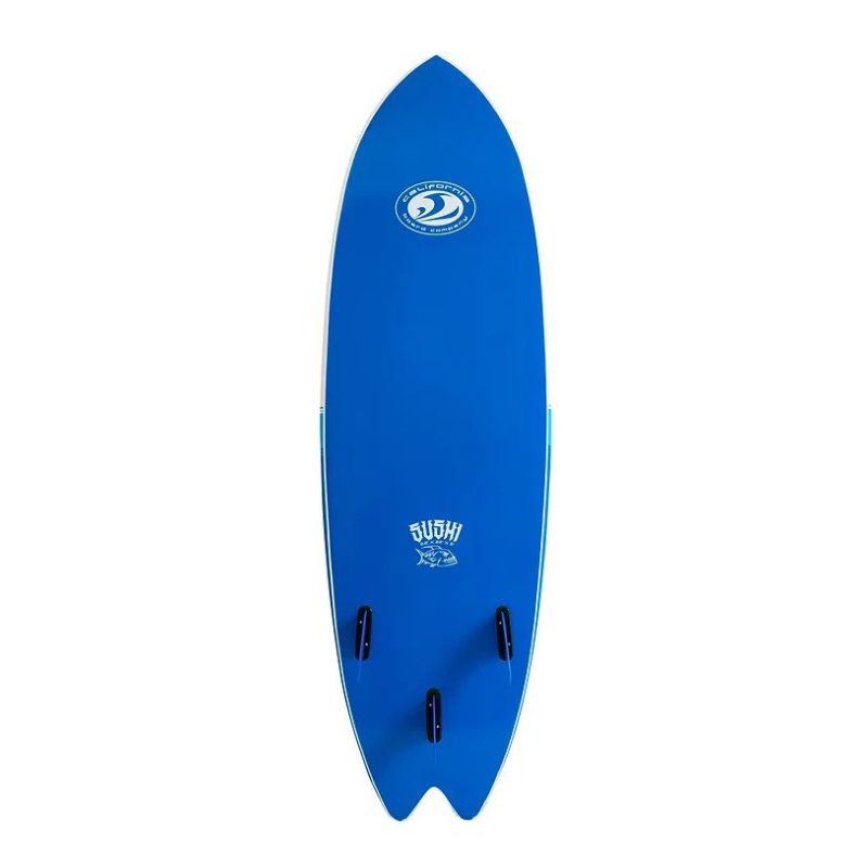 CBC 6'2" Sushi Foam Surfboard Soft Top back