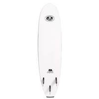 Thumbnail for CBC 7' Classic Wood Graphic Foam Surfboard back
