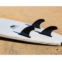 Thumbnail for CBC 7' Classic Wood Graphic Foam Surfboard - Good Wave