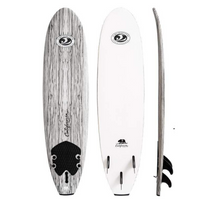 Thumbnail for CBC 7' Classic Wood Graphic Foam Surfboard