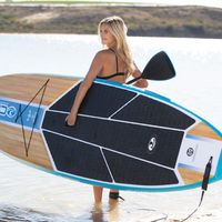 Thumbnail for CBC Adjustable Hybrid Carbon Fiber SUP Paddle actual size