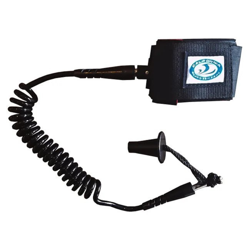 CBC PU Coil Bodyboard Leash - Black