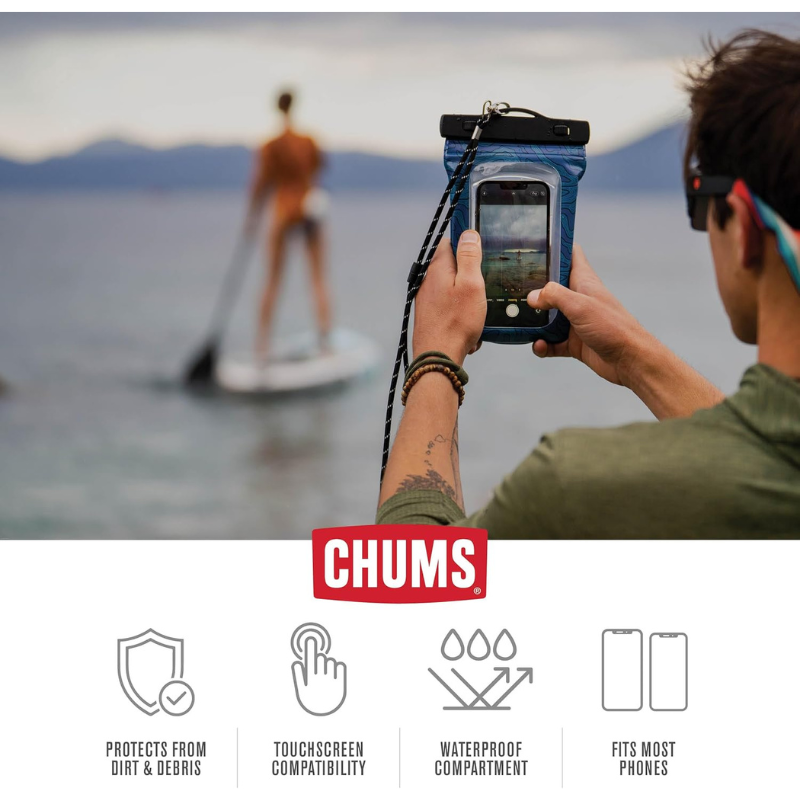 Chums 9" Floating Phone Case with Lanyard - Waterproof