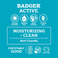 Thumbnail for features of Badger 2.9 oz SPF30 Active Mineral Sunscreen Cream