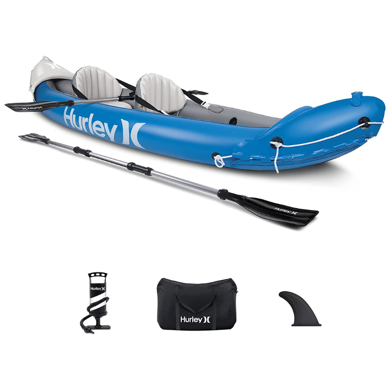 Hurley 10’2” Surf Tandem 2-Person Inflatable Kayak package