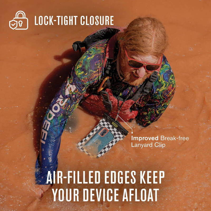 Chums 9" Floating Phone Case with Lanyard - Waterproof