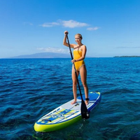 Thumbnail for Scott Burke 10' Quest Inflatable Paddleboard SUP lifestyle