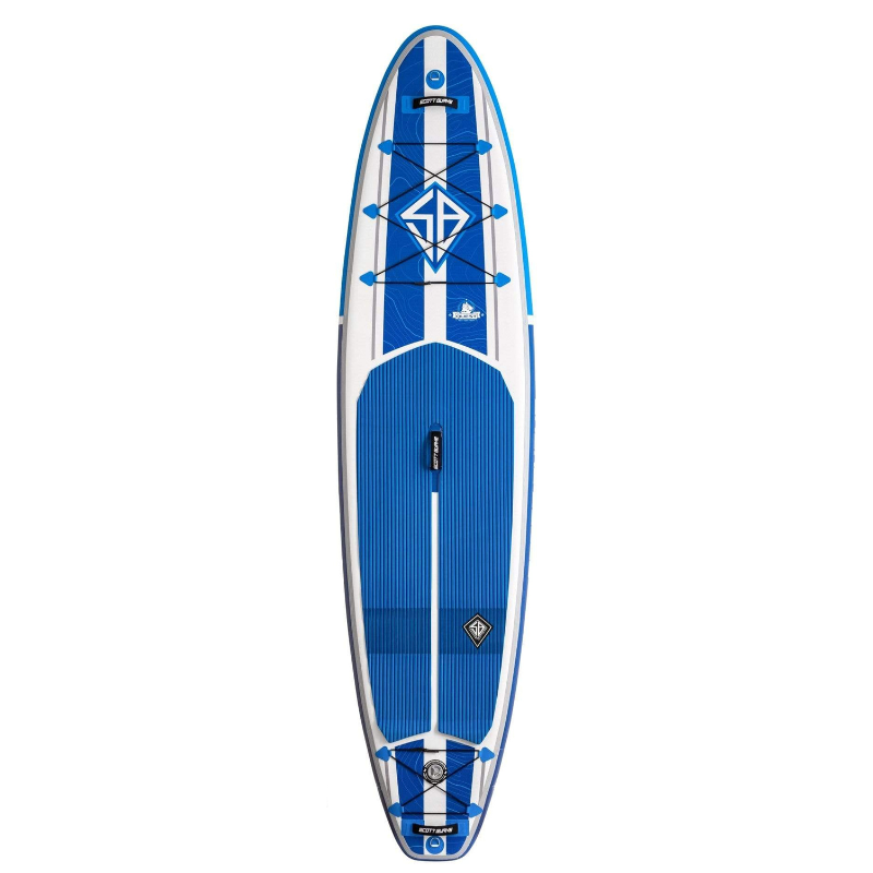 Scott Burke 11' Quest Inflatable Paddleboard SUP front