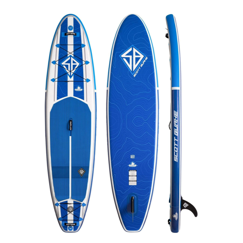 Scott Burke 11' Quest Inflatable Paddleboard SUP