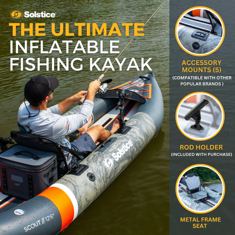 the ultimate fishing kayak Scout Inflatable Fishing Kayak