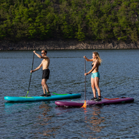 Thumbnail for two people riding Aero Lina 10’ Inflatable Paddle Board iSUP 