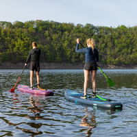 Thumbnail for two persons riding Jobe Aero Duna 11’6” Inflatable Paddle Board iSUPs