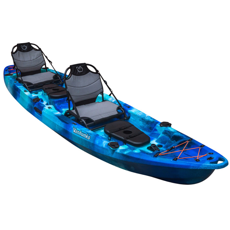 Vanhunks 12' BlueFin Tandem Fishing Kayak - Good Wave