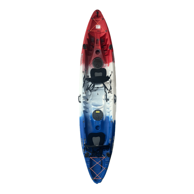 Vanhunks 12' Voyager Deluxe Tandem Fishing Kayak - Good Wave