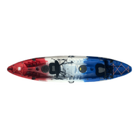 Thumbnail for Vanhunks 12' Voyager Deluxe Tandem Fishing Kayak - Good Wave