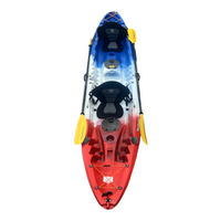 Thumbnail for Vanhunks 12' Voyager Deluxe Tandem Fishing Kayak - Good Wave