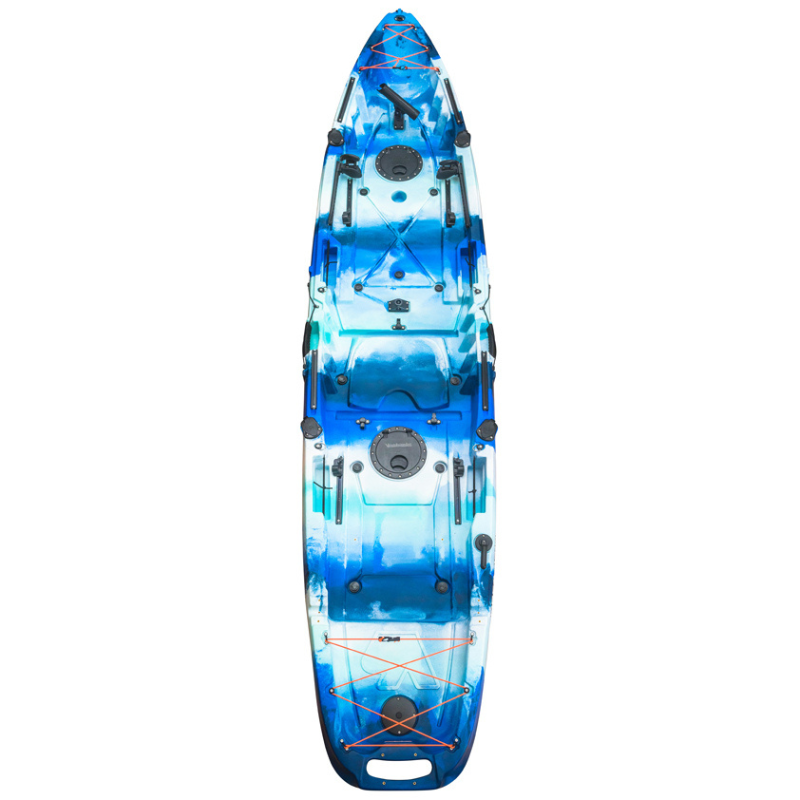 Vanhunks 13' Orca Tandem or Solo Fishing Kayak - Good Wave