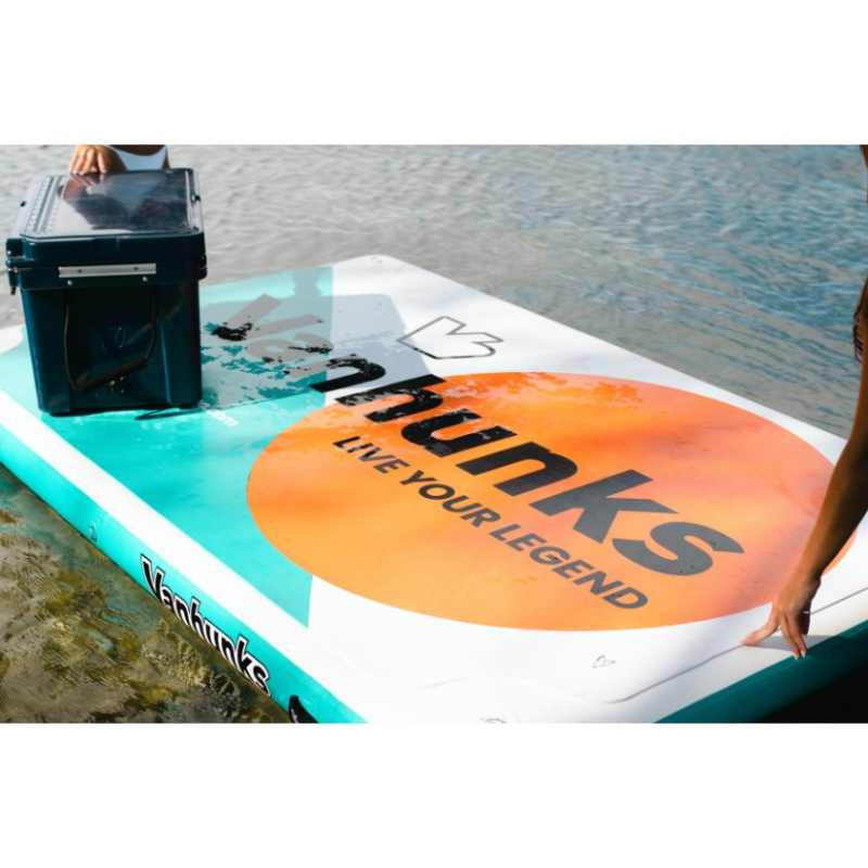Vanhunks 9' Inflatable Dock in water