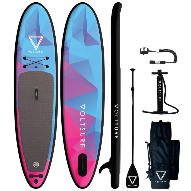 Voltsurf 11’0 Rover Stand Up Paddle Board Inflatable SUP - Black Rail - Good Wave