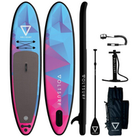 Thumbnail for Voltsurf 11’0 Rover Stand Up Paddle Board Inflatable SUP - Black Rail - Good Wave