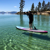 Thumbnail for Voltsurf 11’0 Rover Stand Up Paddle Board Inflatable SUP - Black Rail - Good Wave