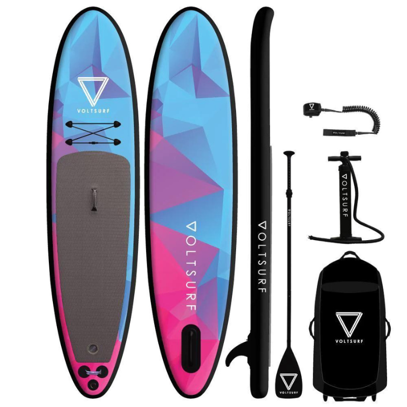 Voltsurf 11’0 Rover Stand Up Paddle Board Inflatable SUP - Black Rail - Good Wave