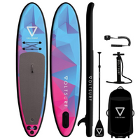 Thumbnail for Voltsurf 11’0 Rover Stand Up Paddle Board Inflatable SUP - Black Rail - Good Wave