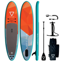 Thumbnail for Voltsurf 11’0 Rover Stand Up Paddle Board Inflatable SUP - Turquoise Rail - Good Wave