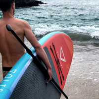 Thumbnail for Voltsurf 11’0 Rover Stand Up Paddle Board Inflatable SUP - Turquoise Rail - Good Wave