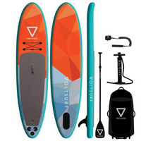 Thumbnail for Voltsurf 11’0 Rover Stand Up Paddle Board Inflatable SUP - Turquoise Rail - Good Wave