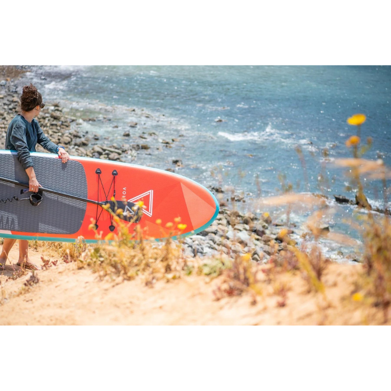 Voltsurf 11’0 Rover Stand Up Paddle Board Inflatable SUP - Turquoise Rail - Good Wave