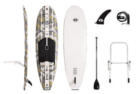 Thumbnail for CBC 10' Marlin Fishing Paddleboard SUP Package w/ Rod & Gear Rack - Good Wave