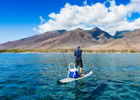 Thumbnail for CBC 10' Marlin Fishing Paddleboard SUP Package w/ Rod & Gear Rack - Good Wave
