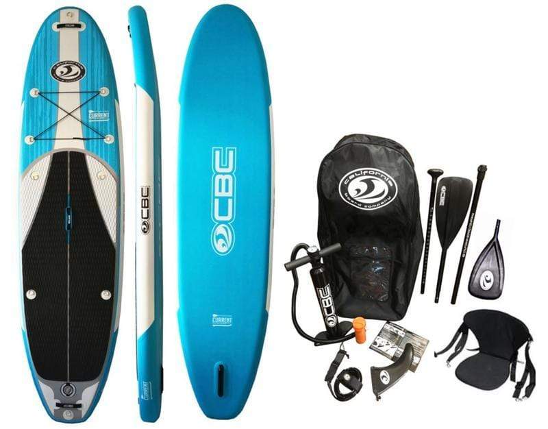 CBC 11' Crossover Inflatable SUP Package with Detachable Seat & Paddle