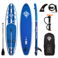 Thumbnail for Scott Burke 11' Quest Inflatable SUP Paddleboard - Good Wave package