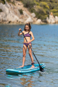 Thumbnail for Aqua Marina 8’0″ VIBRANT Youth 2022 Kids Inflatable Paddle Board SUP - Good Wave